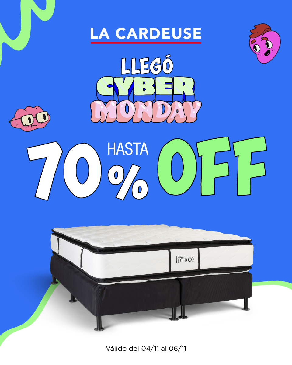 La Cardeuse | Llegó Cyber Monday. Hasta 70% OFF. Válido del 04/11/2024 al 06/11/2024